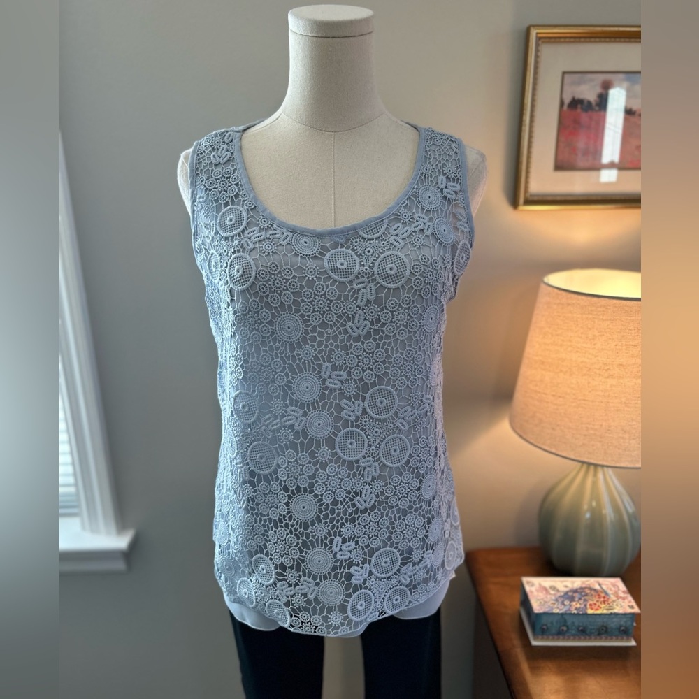 Baby Blue Lace Camisole